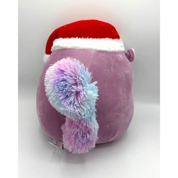 Squishmallows Christmas Allina The Squirrel with Santa Hat 11” - Picture 3 of 5